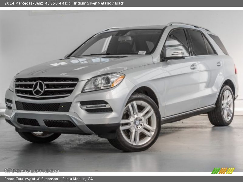Iridium Silver Metallic / Black 2014 Mercedes-Benz ML 350 4Matic