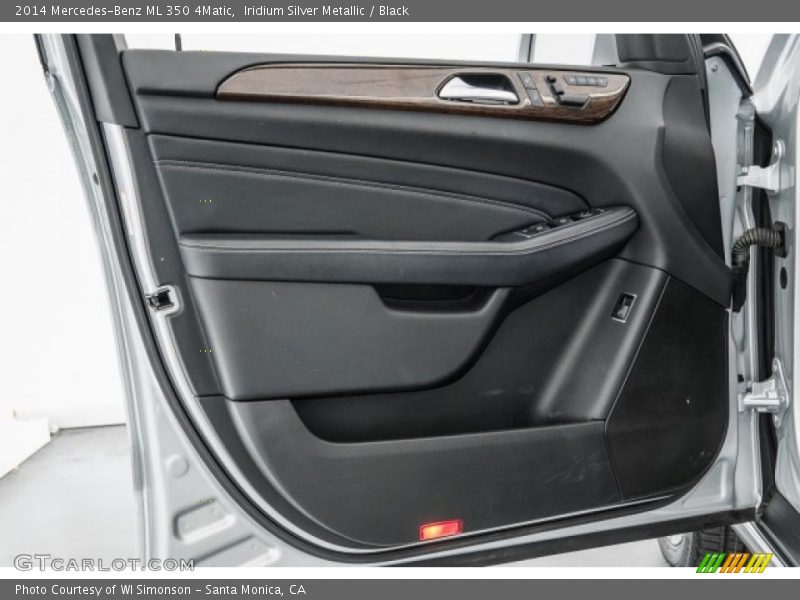Iridium Silver Metallic / Black 2014 Mercedes-Benz ML 350 4Matic