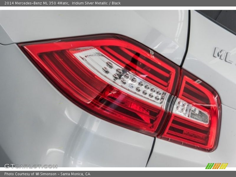 Iridium Silver Metallic / Black 2014 Mercedes-Benz ML 350 4Matic