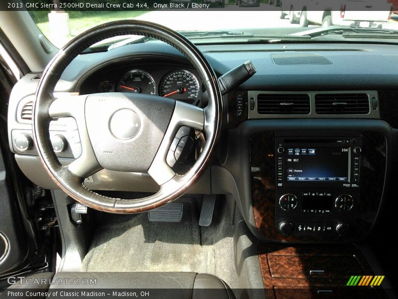 Onyx Black / Ebony 2013 GMC Sierra 2500HD Denali Crew Cab 4x4