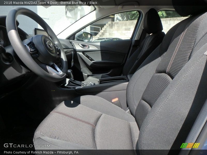 Eternal Blue Mica / Black 2018 Mazda MAZDA3 Sport 4 Door