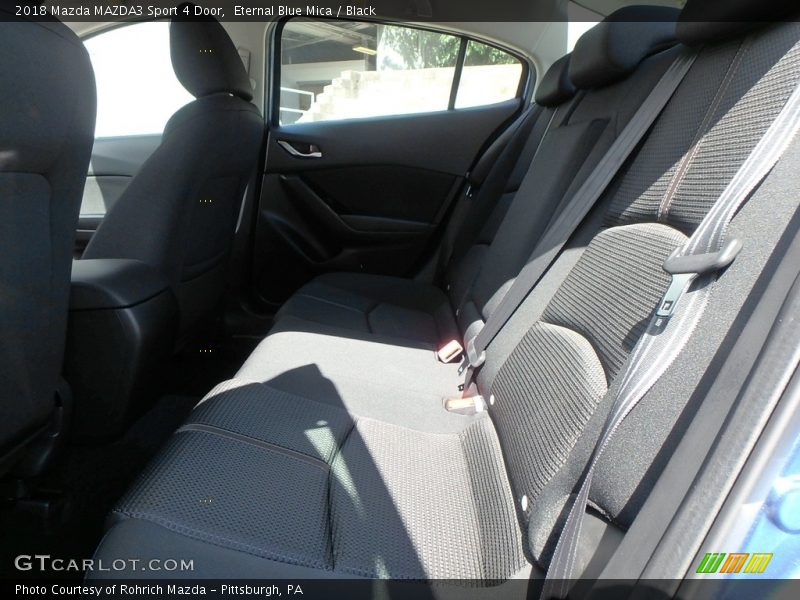 Eternal Blue Mica / Black 2018 Mazda MAZDA3 Sport 4 Door