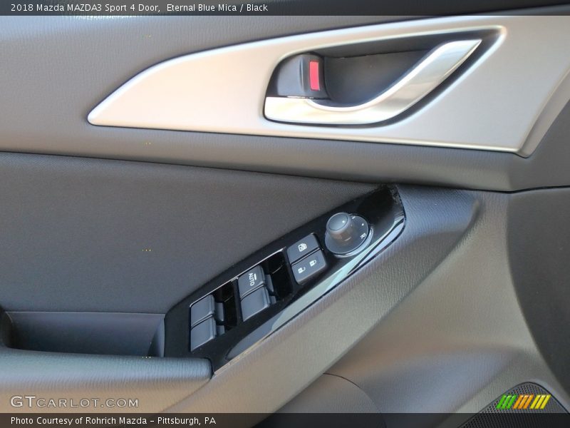 Eternal Blue Mica / Black 2018 Mazda MAZDA3 Sport 4 Door