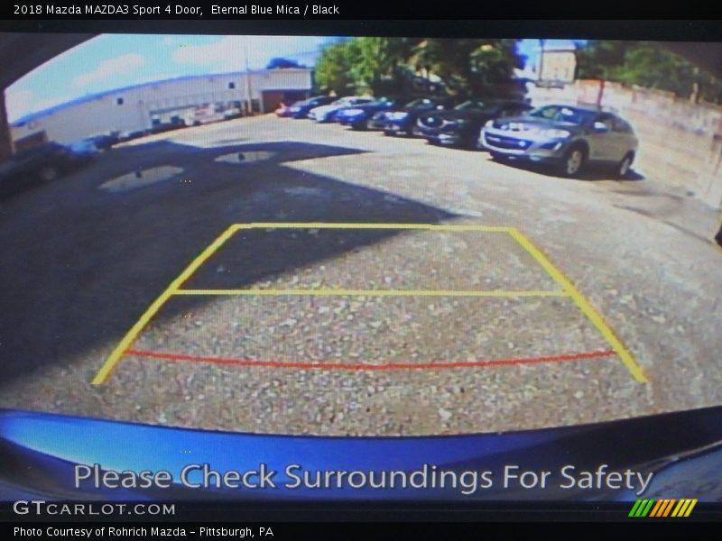 Eternal Blue Mica / Black 2018 Mazda MAZDA3 Sport 4 Door