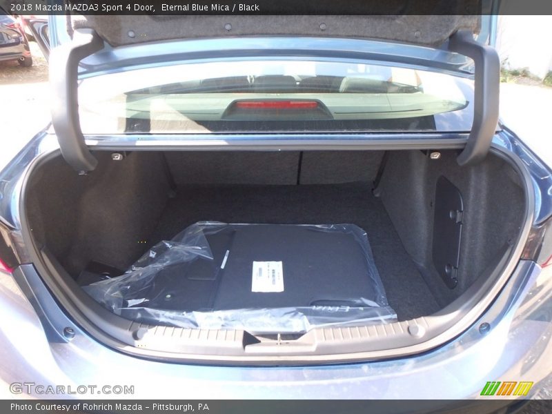 Eternal Blue Mica / Black 2018 Mazda MAZDA3 Sport 4 Door