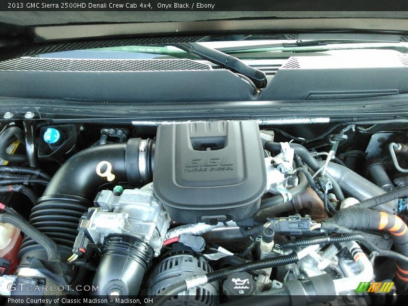 Onyx Black / Ebony 2013 GMC Sierra 2500HD Denali Crew Cab 4x4