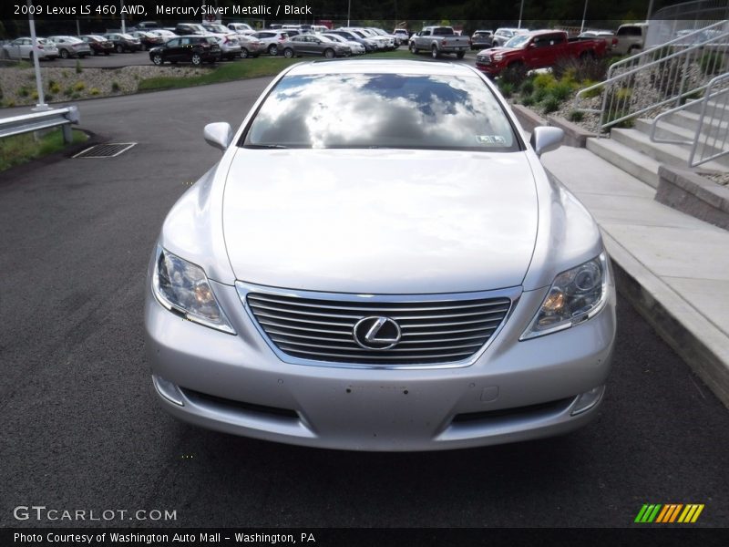 Mercury Silver Metallic / Black 2009 Lexus LS 460 AWD