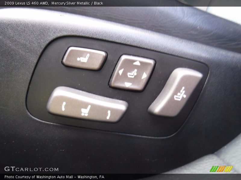 Mercury Silver Metallic / Black 2009 Lexus LS 460 AWD
