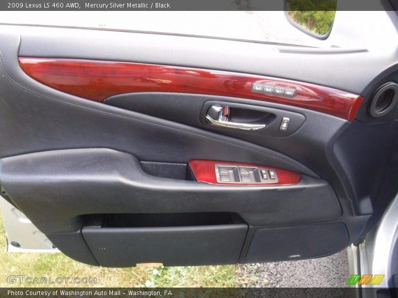 Mercury Silver Metallic / Black 2009 Lexus LS 460 AWD