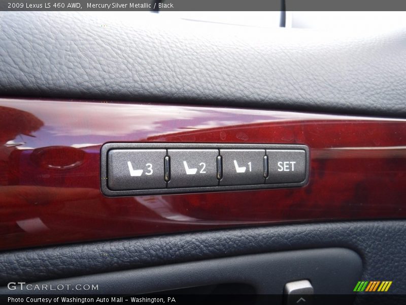Mercury Silver Metallic / Black 2009 Lexus LS 460 AWD