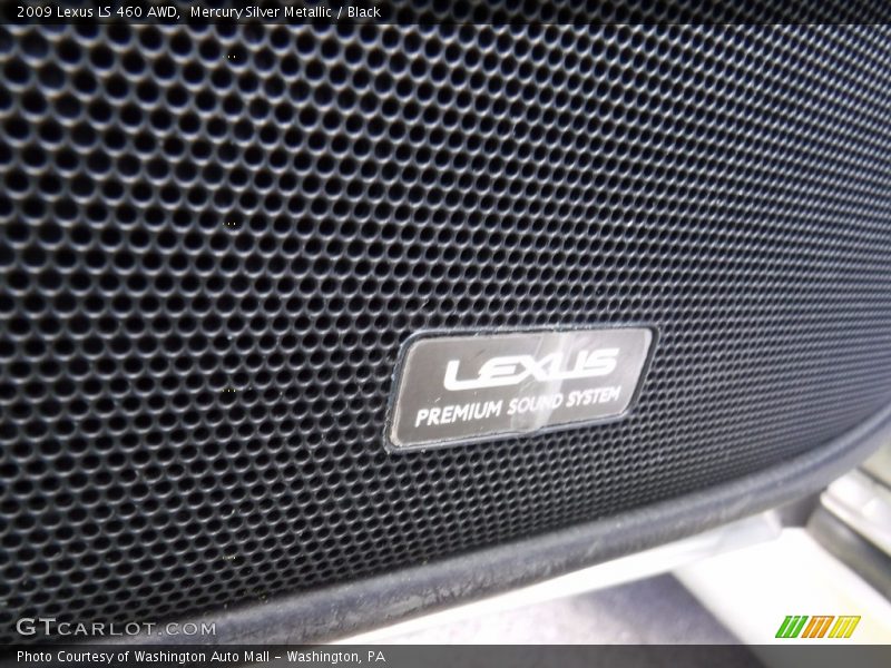 Mercury Silver Metallic / Black 2009 Lexus LS 460 AWD