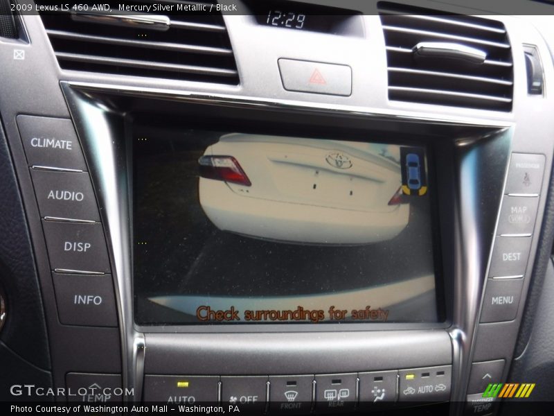 Mercury Silver Metallic / Black 2009 Lexus LS 460 AWD