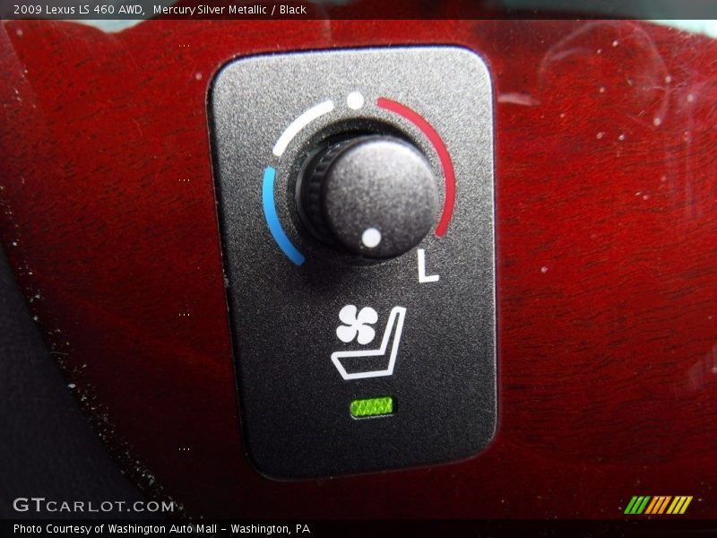 Mercury Silver Metallic / Black 2009 Lexus LS 460 AWD