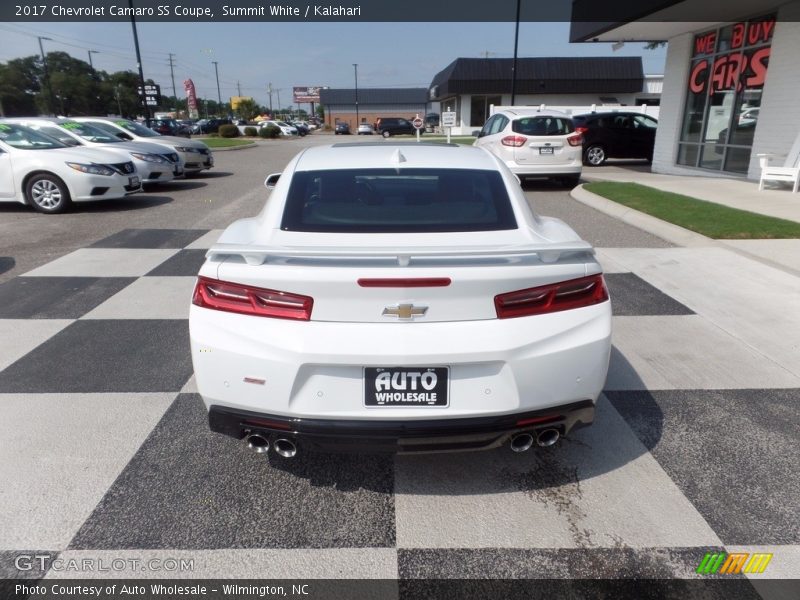 Summit White / Kalahari 2017 Chevrolet Camaro SS Coupe