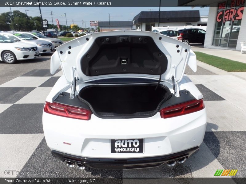 Summit White / Kalahari 2017 Chevrolet Camaro SS Coupe
