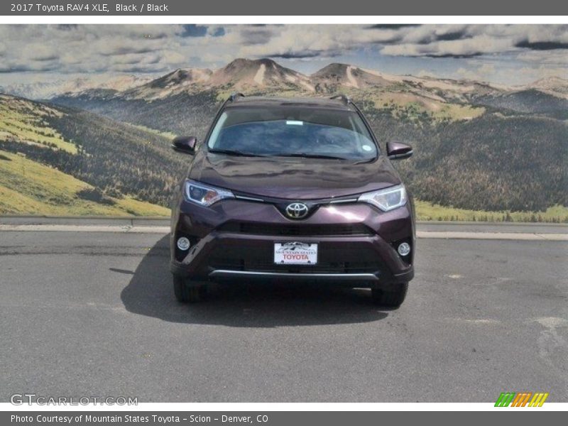 Black / Black 2017 Toyota RAV4 XLE