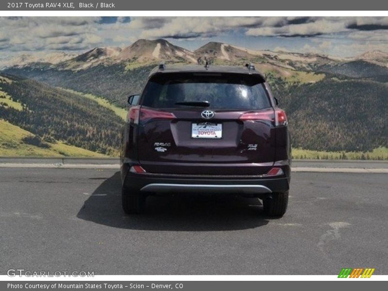 Black / Black 2017 Toyota RAV4 XLE