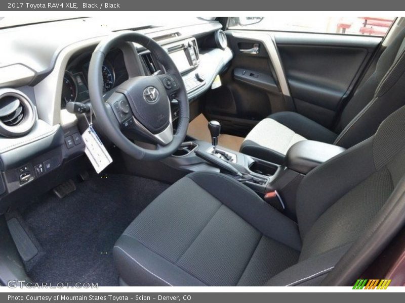 Black / Black 2017 Toyota RAV4 XLE