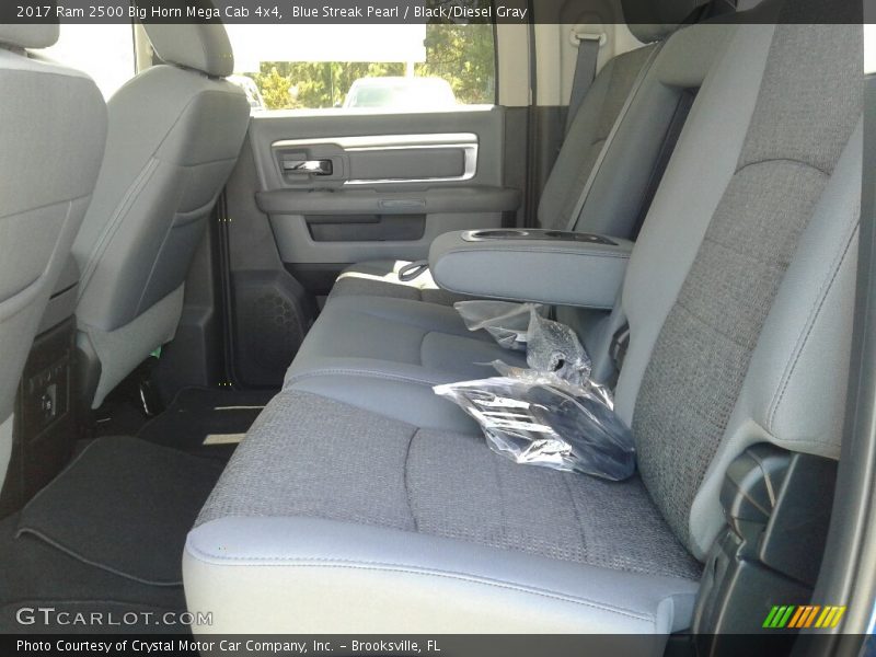 Blue Streak Pearl / Black/Diesel Gray 2017 Ram 2500 Big Horn Mega Cab 4x4