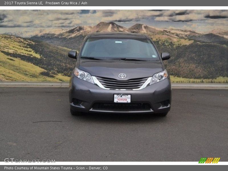 Predawn Gray Mica / Ash 2017 Toyota Sienna LE