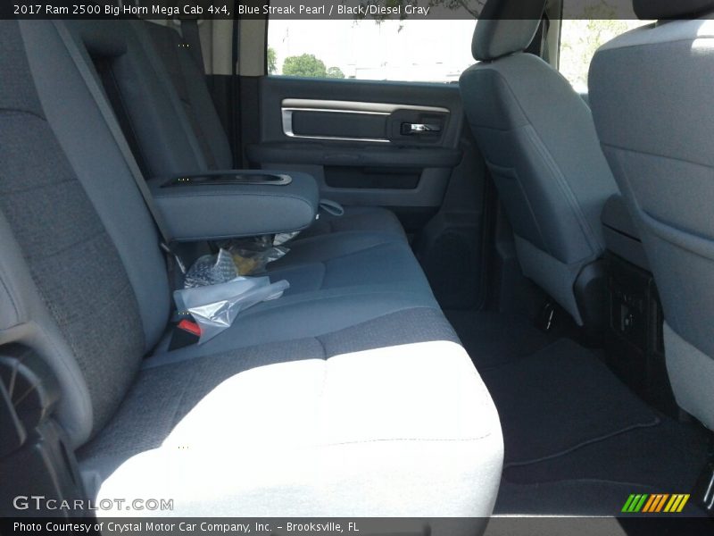 Blue Streak Pearl / Black/Diesel Gray 2017 Ram 2500 Big Horn Mega Cab 4x4