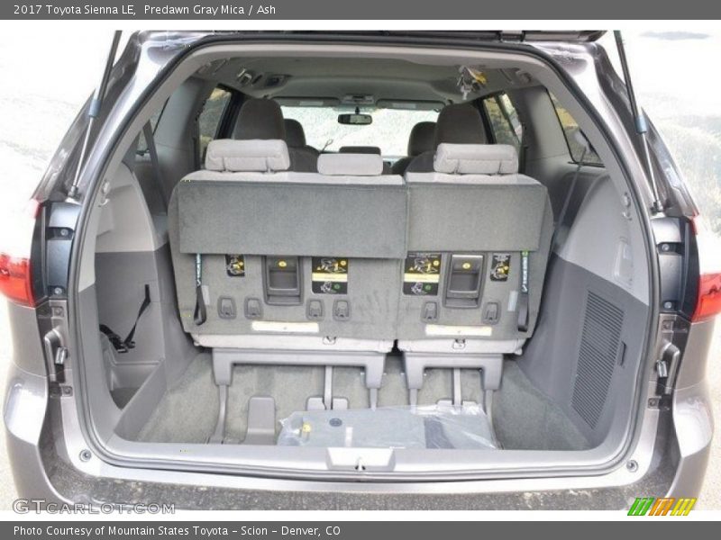 Predawn Gray Mica / Ash 2017 Toyota Sienna LE