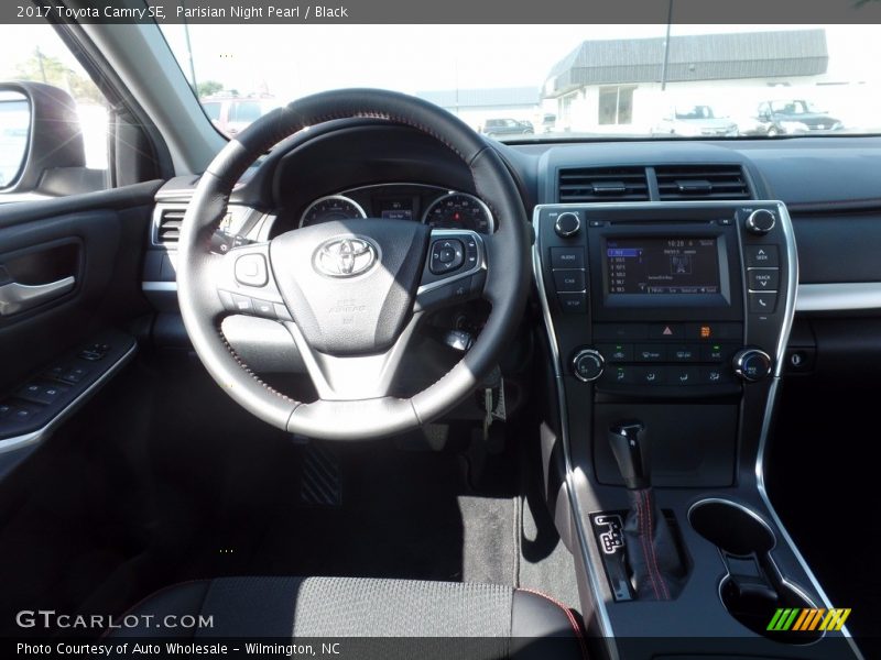 Parisian Night Pearl / Black 2017 Toyota Camry SE