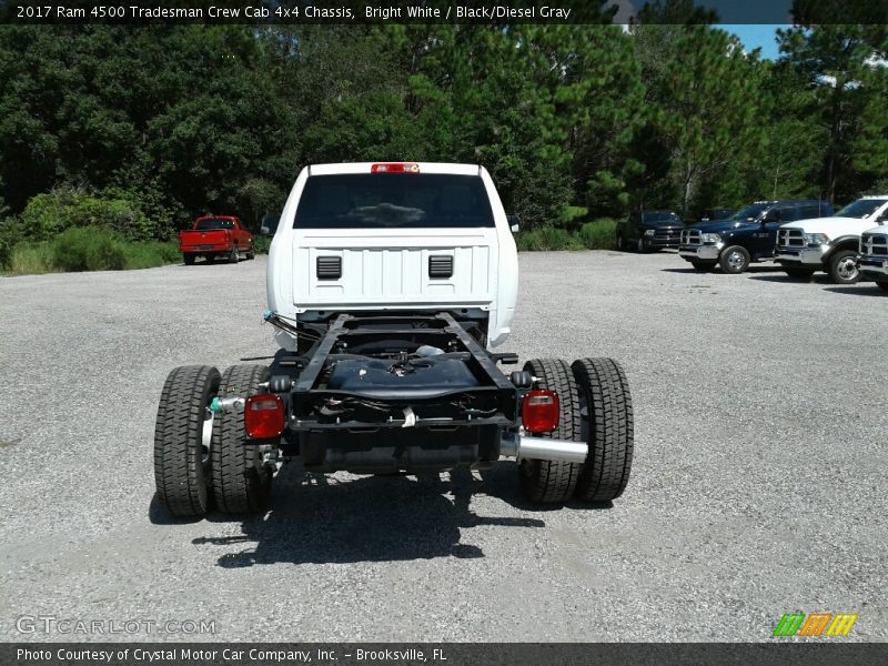 Bright White / Black/Diesel Gray 2017 Ram 4500 Tradesman Crew Cab 4x4 Chassis