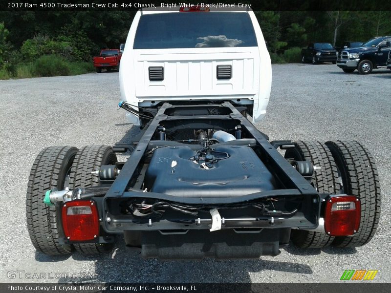 Bright White / Black/Diesel Gray 2017 Ram 4500 Tradesman Crew Cab 4x4 Chassis