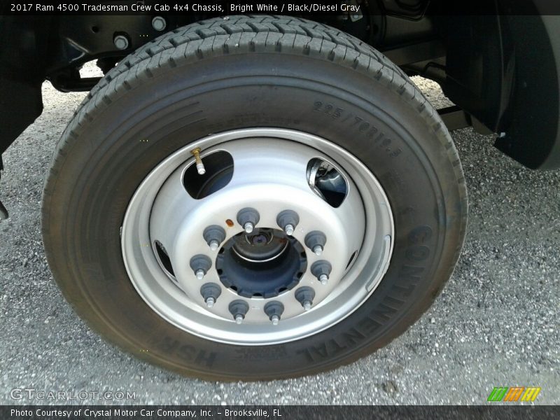 Bright White / Black/Diesel Gray 2017 Ram 4500 Tradesman Crew Cab 4x4 Chassis