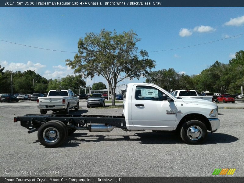 Bright White / Black/Diesel Gray 2017 Ram 3500 Tradesman Regular Cab 4x4 Chassis