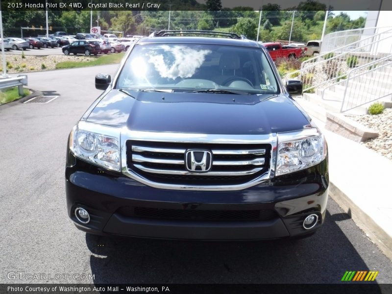 Crystal Black Pearl / Gray 2015 Honda Pilot EX 4WD