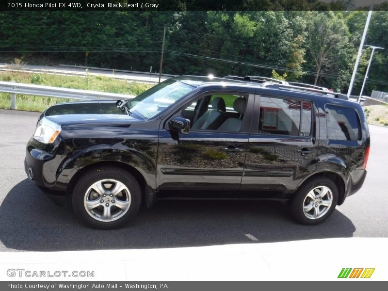 Crystal Black Pearl / Gray 2015 Honda Pilot EX 4WD