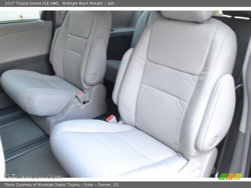 Midnight Black Metallic / Ash 2017 Toyota Sienna XLE AWD