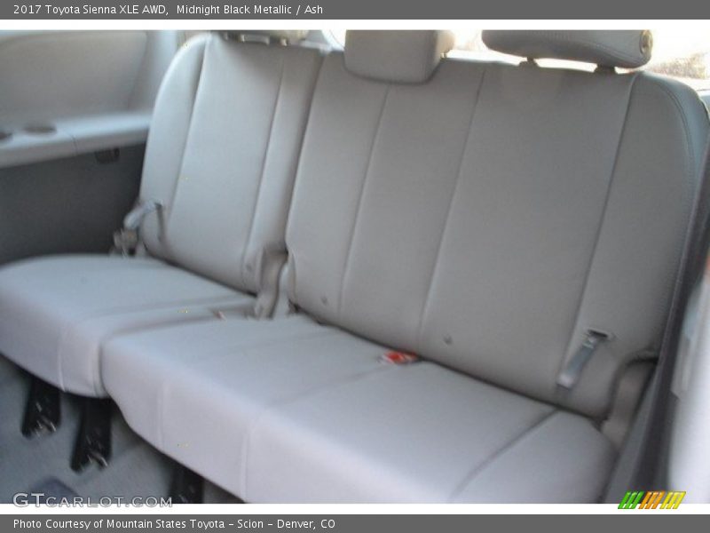 Midnight Black Metallic / Ash 2017 Toyota Sienna XLE AWD