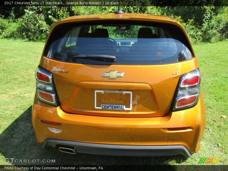 Orange Burst Metallic / Jet Black 2017 Chevrolet Sonic LT Hatchback