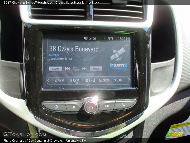 Orange Burst Metallic / Jet Black 2017 Chevrolet Sonic LT Hatchback