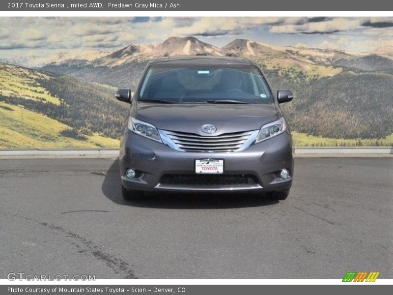 Predawn Gray Mica / Ash 2017 Toyota Sienna Limited AWD