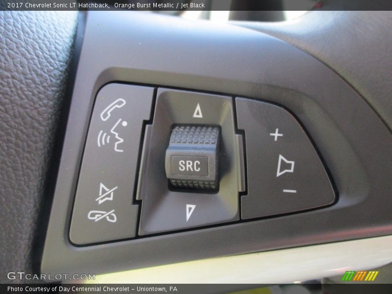 Orange Burst Metallic / Jet Black 2017 Chevrolet Sonic LT Hatchback