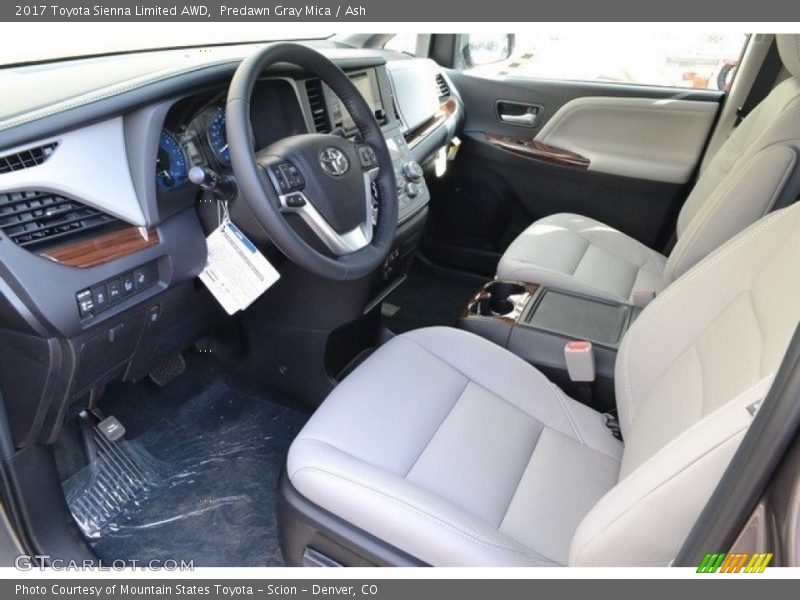 Predawn Gray Mica / Ash 2017 Toyota Sienna Limited AWD