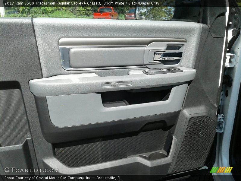 Bright White / Black/Diesel Gray 2017 Ram 3500 Tradesman Regular Cab 4x4 Chassis