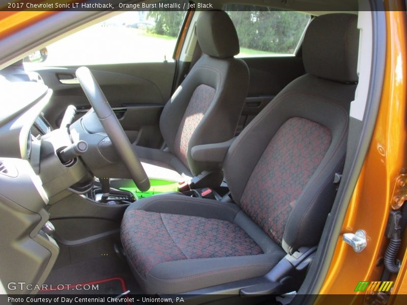 Orange Burst Metallic / Jet Black 2017 Chevrolet Sonic LT Hatchback