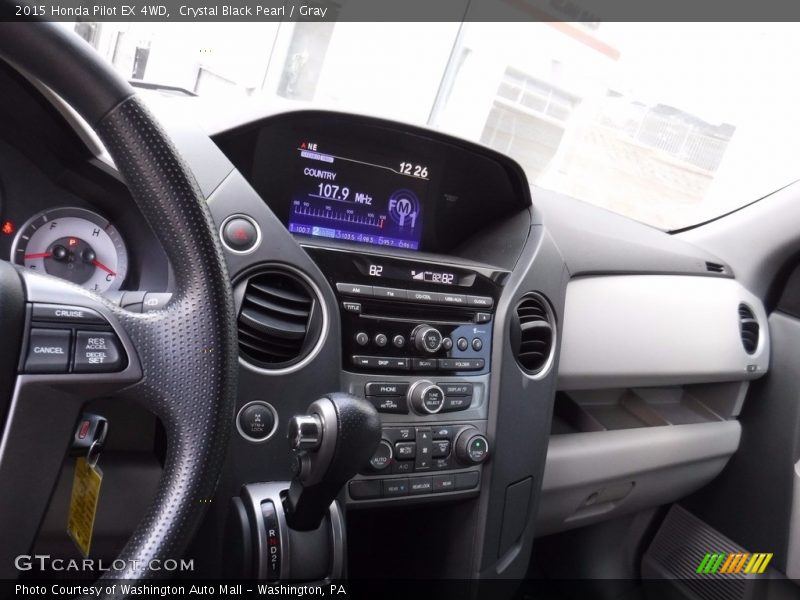Crystal Black Pearl / Gray 2015 Honda Pilot EX 4WD