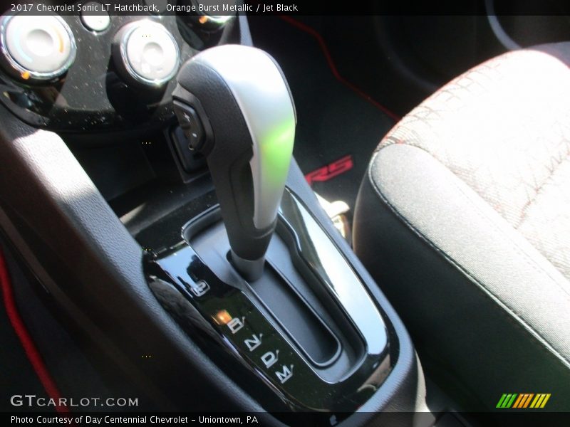 Orange Burst Metallic / Jet Black 2017 Chevrolet Sonic LT Hatchback
