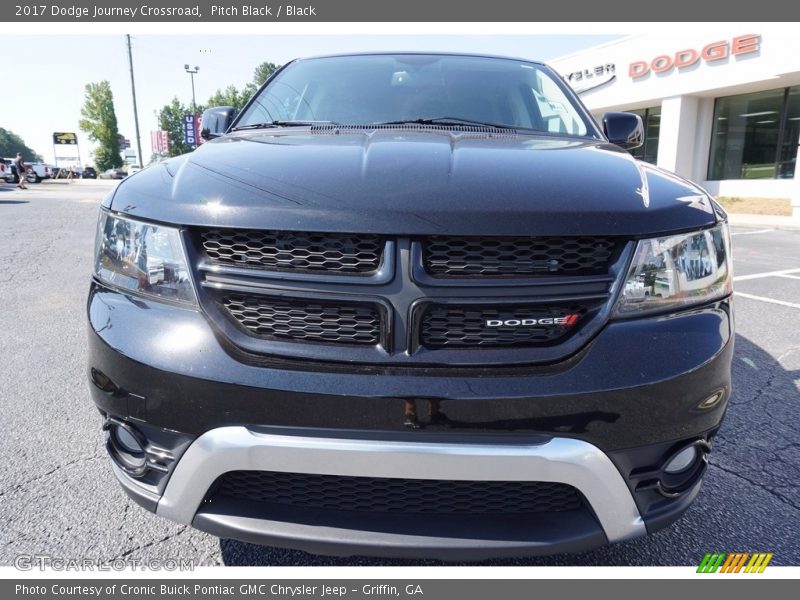 Pitch Black / Black 2017 Dodge Journey Crossroad