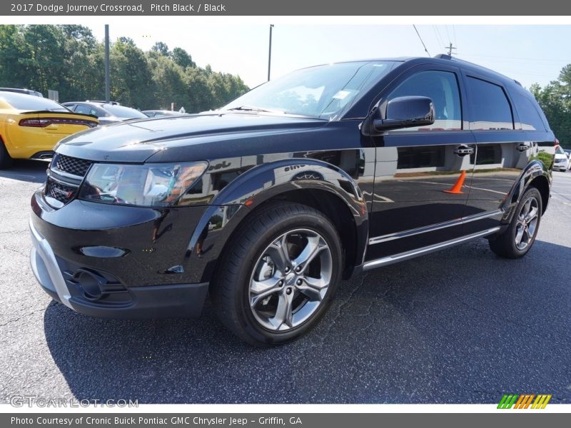 Pitch Black / Black 2017 Dodge Journey Crossroad