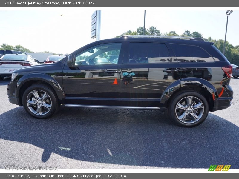 Pitch Black / Black 2017 Dodge Journey Crossroad