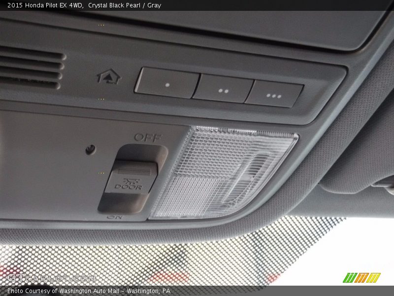 Crystal Black Pearl / Gray 2015 Honda Pilot EX 4WD