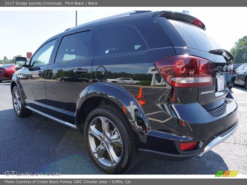 Pitch Black / Black 2017 Dodge Journey Crossroad