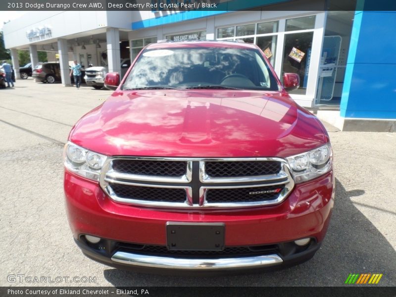 Deep Cherry Red Crystal Pearl / Black 2013 Dodge Durango Crew AWD